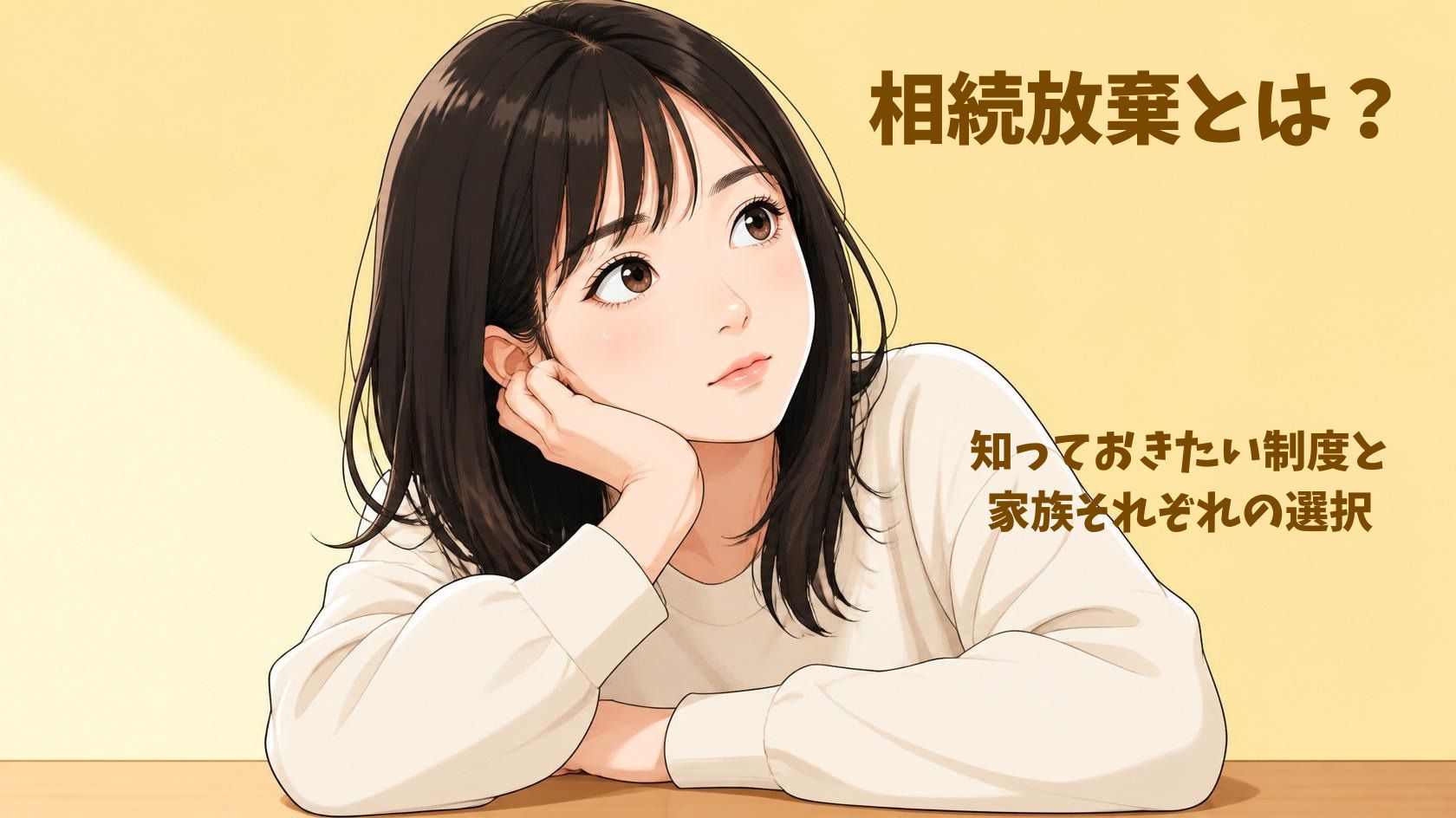 相続放棄とは？知っておきたい制度と家族それぞれの選択